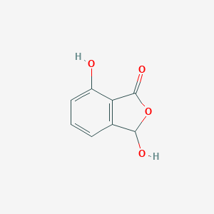 molecular formula C8H6O4 B145375 3,7-Dihydroxyisobenzofuran-1(3H)-one CAS No. 135187-63-2