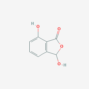 molecular formula C8H6O4 B145375 3,7-dihydroxy-1(3H)-isobenzofuranone CAS No. 135187-63-2