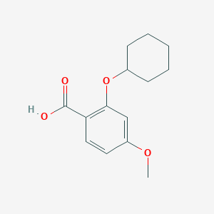 2-(Cyclohexyloxy)-4-methoxybenzoic acid