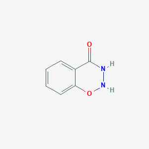 molecular formula C7H6N2O2 B14537552 2,3-Dihydro-4H-1,2,3-benzoxadiazin-4-one CAS No. 62142-44-3