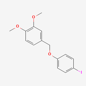 4-(4-Iodophenoxymethyl)-1,2-dimethoxybenzene