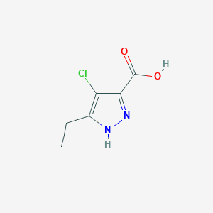 4-chloro-3-ethyl-1H-pyrazole-5-carboxylic acid