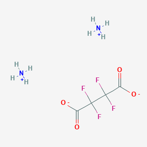 molecular formula C4H8F4N2O4 B145376 Ammonium tetrafluorosuccinate CAS No. 126996-02-9