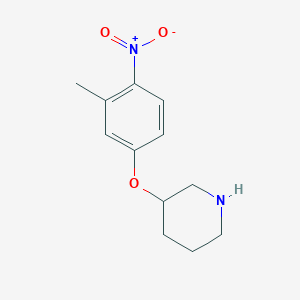 3-(3-Methyl-4-nitrophenoxy)piperidine