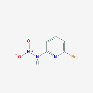 molecular formula C5H4BrN3O2 B14537630 N-(6-Bromopyridin-2-yl)nitramide CAS No. 62031-16-7