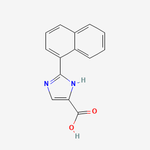 2-(Naphthalen-1-yl)-1H-imidazole-4-carboxylic acid