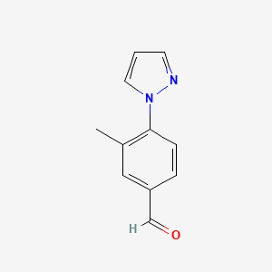 3-Methyl-4-(1H-pyrazol-1-yl)benzaldehyde