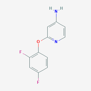 2-(2,4-Difluorophenoxy)pyridin-4-amine