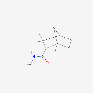 molecular formula C13H23NO B14537749 N-Ethyl-1,3,3-trimethylbicyclo[2.2.1]heptane-2-carboxamide CAS No. 62280-87-9