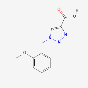 molecular formula C11H11N3O3 B1453784 1-(2-methoxybenzyl)-1H-1,2,3-triazole-4-carboxylic acid CAS No. 1280632-30-5