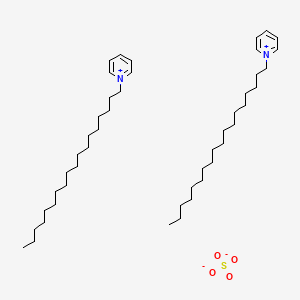 molecular formula C46H84N2O4S B14537865 Bis(1-octadecylpyridin-1-ium) sulfate CAS No. 62024-02-6