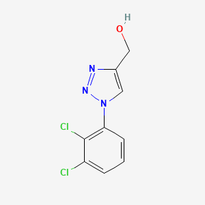 molecular formula C9H7Cl2N3O B1453788 [1-(2,3-dichlorophenyl)-1H-1,2,3-triazol-4-yl]methanol CAS No. 1249409-41-3