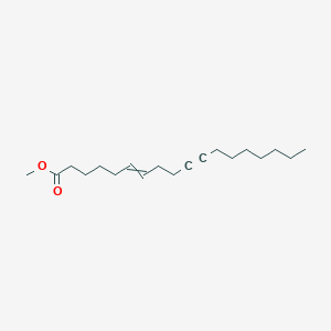 molecular formula C19H32O2 B14537888 Methyl octadec-6-en-10-ynoate CAS No. 62203-95-6