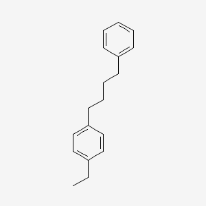 molecular formula C18H22 B14537908 Benzene, 1-ethyl-4-(4-phenylbutyl)- CAS No. 62164-89-0