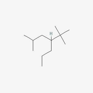 molecular formula C12H26 B14537967 4-Tert-butyl-2-methylheptane CAS No. 62185-23-3