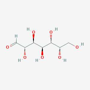 molecular formula C₇H₁₄O₇ B014538 glycero-manno-Heptose CAS No. 4305-74-2