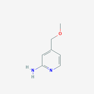 molecular formula C7H10N2O B1453806 4-(Methoxymethyl)pyridin-2-amine CAS No. 1125398-71-1