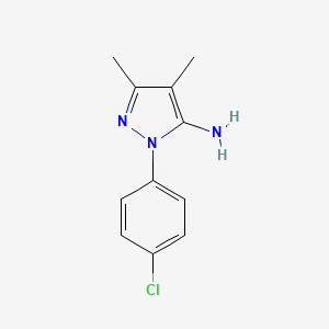 1-(4-chlorophenyl)-3,4-dimethyl-1H-pyrazol-5-amine