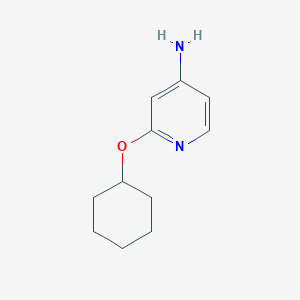 2-(Cyclohexyloxy)pyridin-4-amine