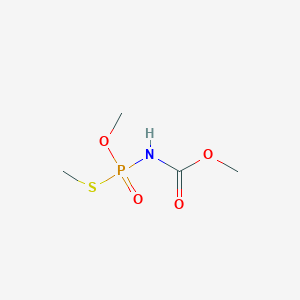 molecular formula C4H10NO4PS B14538168 Methyl [methoxy(methylsulfanyl)phosphoryl]carbamate CAS No. 62308-03-6