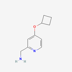 (4-Cyclobutoxypyridin-2-yl)methanamine