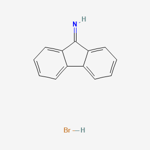 molecular formula C13H10BrN B14538229 Fluoren-9-imine;hydrobromide CAS No. 62466-04-0
