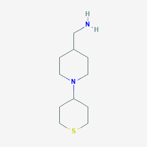 [1-(Thian-4-yl)piperidin-4-yl]methanamine