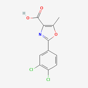 2-(3,4-Dichlorophenyl)-5-methyl-1,3-oxazole-4-carboxylic acid