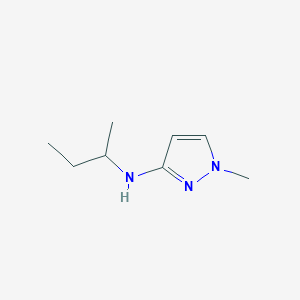molecular formula C8H15N3 B14538298 N-(Butan-2-yl)-1-methyl-1H-pyrazol-3-amine CAS No. 62400-49-1