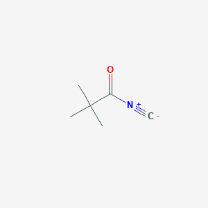 molecular formula C6H9NO B14538318 2,2-Dimethylpropanoyl isocyanide CAS No. 61915-49-9