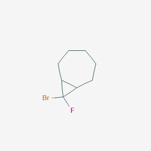 molecular formula C8H12BrF B14538336 8-Bromo-8-fluorobicyclo[5.1.0]octane CAS No. 62360-64-9