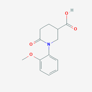 1-(2-Methoxyphenyl)-6-oxopiperidine-3-carboxylic acid
