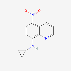 N-Cyclopropyl-5-nitroquinolin-8-amine