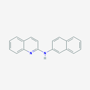 molecular formula C19H14N2 B14538576 N-(Naphthalen-2-yl)quinolin-2-amine CAS No. 62027-44-5
