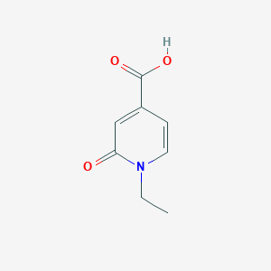 molecular formula C8H9NO3 B1453858 1-Ethyl-2-oxo-1,2-dihydropyridine-4-carboxylic acid CAS No. 1123169-39-0