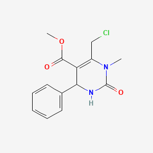 Methyl 6-(chloromethyl)-1-methyl-2-oxo-4-phenyl-1,2,3,4-tetrahydropyrimidine-5-carboxylate