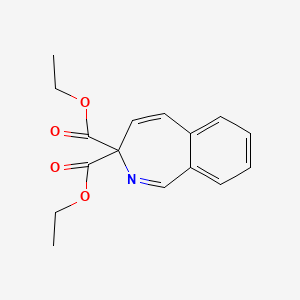molecular formula C16H17NO4 B14538682 Diethyl 3H-2-benzazepine-3,3-dicarboxylate CAS No. 61936-91-2