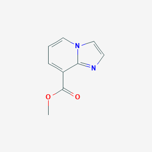 molecular formula C9H8N2O2 B145387 咪唑并[1,2-a]吡啶-8-甲酸甲酯 CAS No. 133427-07-3