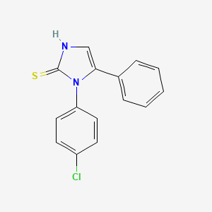 1-(4-chlorophenyl)-5-phenyl-1,3-dihydro-2H-imidazole-2-thione