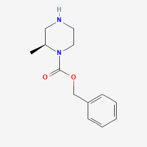 molecular formula C13H18N2O2 B1453882 (s)-Benzyl 2-methylpiperazine-1-carboxylate CAS No. 923565-98-4