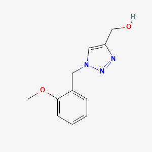 molecular formula C11H13N3O2 B1453888 (1-(2-methoxybenzyl)-1H-1,2,3-triazol-4-yl)methanol CAS No. 1250727-83-3