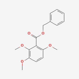 molecular formula C17H18O5 B14539008 Benzyl 2,3,6-trimethoxybenzoate CAS No. 62458-49-5