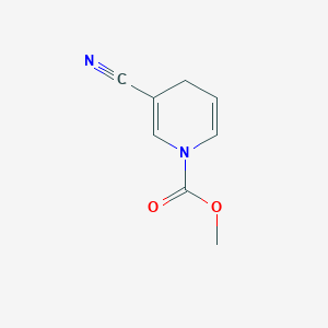 molecular formula C8H8N2O2 B14539009 Methyl 3-cyanopyridine-1(4H)-carboxylate CAS No. 62218-40-0