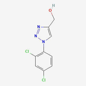 molecular formula C9H7Cl2N3O B1453901 [1-(2,4-dichlorophenyl)-1H-1,2,3-triazol-4-yl]methanol CAS No. 1248381-95-4