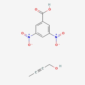 molecular formula C11H10N2O7 B14539021 But-2-yn-1-ol;3,5-dinitrobenzoic acid CAS No. 61898-68-8