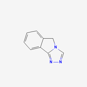 molecular formula C9H7N3 B14539075 5H-[1,2,4]Triazolo[3,4-A]isoindole CAS No. 61928-56-1