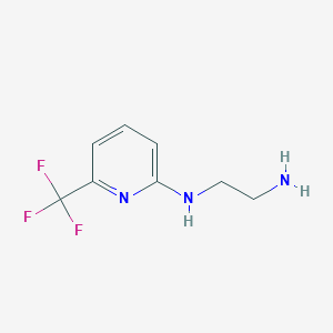 N-(2-Aminoethyl)-N-[6-(trifluoromethyl)pyridin-2-yl]amine