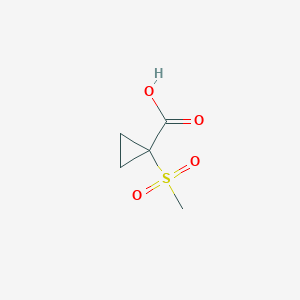 1-Methanesulfonylcyclopropane-1-carboxylic acid