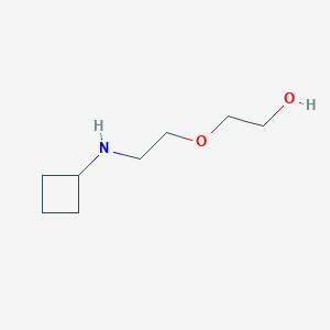 molecular formula C8H17NO2 B1453918 2-[2-(Cyclobutylamino)ethoxy]ethan-1-ol CAS No. 1248136-22-2