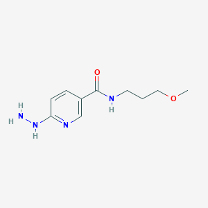 6-hydrazinyl-N-(3-methoxypropyl)nicotinamide